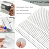 REDODECO 3500Pcs Real Glass Silver Mirrors Mosaic Tiles Sticker for