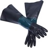 POFET 1 Pair Rubber Sandblasting Gloves, Safety Gloves for Work,60cm