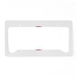 CafePress Japanese Flag License Plate Holder Aluminum License Plate Frame, License Tag Holder