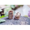WINDALF Vikings Hair & Beard Pearl Valknut 15 mm Wotans