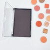 Small Size Plastic Empty Magnetic Clear Eyeshadow Case Light Weight
