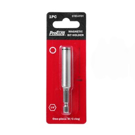 Protorq Stainless Steel Magnetic Bit Holder, One-piece Construction, 3 Inch Length, 1/4" Hex Shank