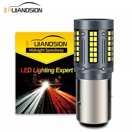 Ruiandsion 1PC BA20D H6 84SMD LED Motorbike Scooter Headlight Bulb Dual White Beam 10-30V