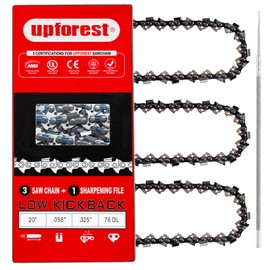 20 Inch Chainsaw Chain for Blue Max 53543, 52209, 8901, 8902 Chainsaw Oregon 21LPX076G 3-Pack (21MOPX76)