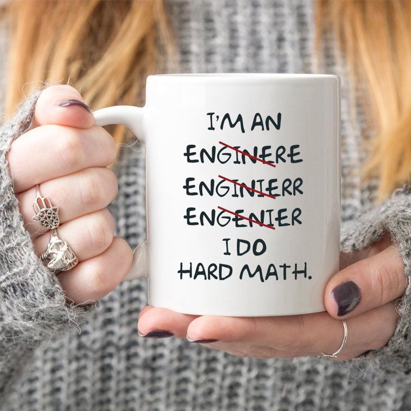 Christmas Gifts Funny Coffee Mugs Wrong I'm an Engineer, I