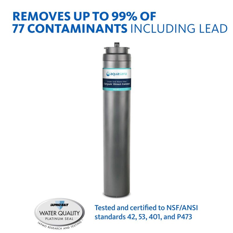 Aquasana Under Sink Water Filter Replacement - Claryum Direct Connect