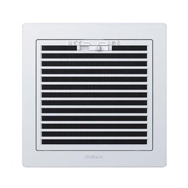 Panasonic Ceiling Embedded Ventilation Fan Separate Louver, Spring Loaded Detachable, For 24 Type, with Filter, White, 300mm x 300mm x 21mm FY-24L77