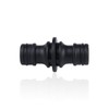 10 Pcs Double Male Connectors, Plastic Hose Connector 1/2 Inch