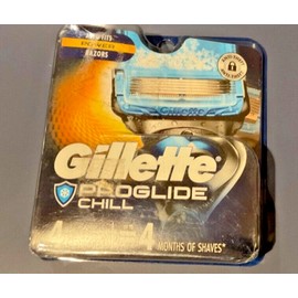 Gillette Proglide Chill Cartridges 4 Ct