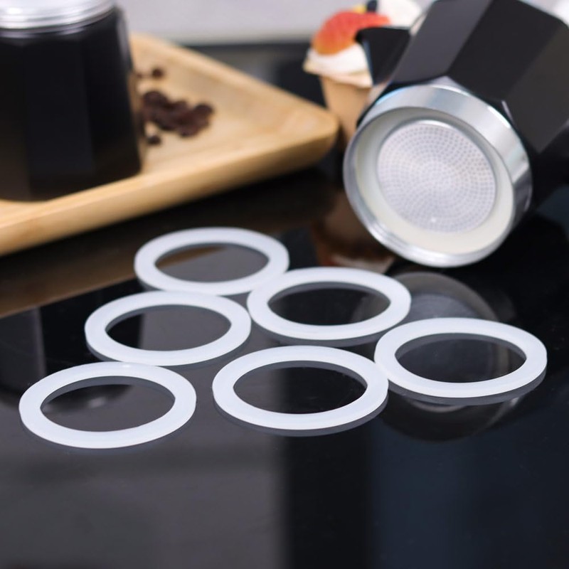 wedrink 6 Pcs Gasket Seal Rings Replacement for Aluminium Stovetop