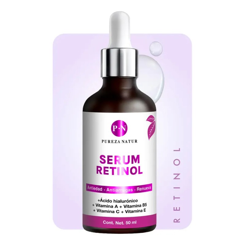 Serum Retinol + Vitaminas A, B5, E, C + Acido