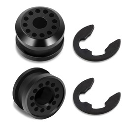 HQRNYP 2PCS Car Transmission Shift Linkage Grommet Bushing Repair Kits with E-clip, Shift Cable Bushing, Transfer Case Shift Grommets for Dodge Ram 1500 2500 3500, Replace OEM#68078974AA 68078975AA