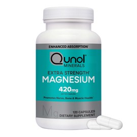 Qunol Magnesio, 120 cápsulas                                                                                                                          