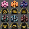QMay DND Dice Sets - 6 X 7 Polyhedral Dice