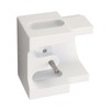 RV Awning End Plug White Solid Aluminum Durable Easy Installation