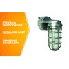 Woods L1707SVBS Traditional 150W Incandescent Weather Industrial Light; Wall Mount;