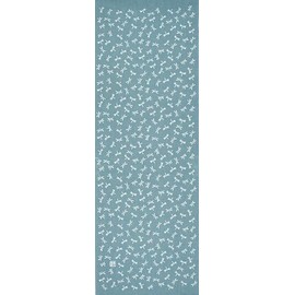 染の安坊 Anbo Tenugui Hand Towel, Dragonfly Pattern (Grayish Light Blue), 100% Cotton, Made in Japan, 13.8 x 39.4 inches