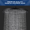 Rain Shower Head 26CM Rainfall Shower Head Overhead Replacement, Fixed