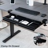 VIVO 22 inch Clamp-on Sliding Pull-out Under Table Drawer for
