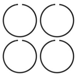 M METERXITY 4-Pack Piston Ring Set 52mm x 1.2mm Standard Piston Ring Piston Rings Electric Saw Replaces for Chainsaw Replacement Parts [Black]