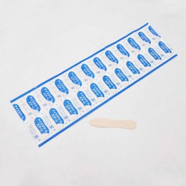 Daiwa Bussan 065338 Wooden Ice Cream Spoons, Commercial Use, 300 Pieces (12 x 25), Disposable, Individually Packaged, FSC Certified Paper, Width 0.6 x Length 3.0 x Thickness 0.04 inches (1.5 x 7.5 x