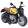 1:12 Pull Back Motorcycle Toy Cool Retro Motorcycle Toy with