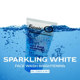 Estonia Whitening 5 IN 1 Oil Free Face Wash For All Skin Types,130g (Blue)