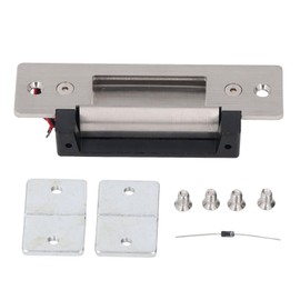 DC12V Electric Door Strike Lock Stainless Steel Electric Strike Lock for Door Access Control System Cylindrical Locksets