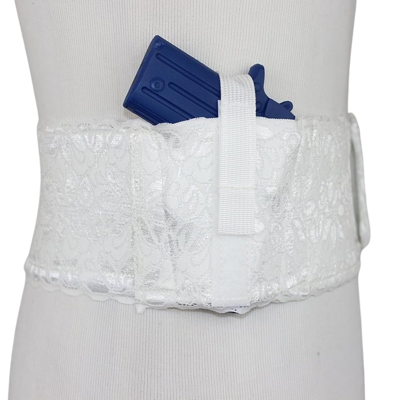 Daltech Force Women's Lace Belly Band Gun Holster CCW Concealed
