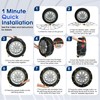 Auto-Fixing Snow Chains, 1 Min Quick Fit Easy Installation Tire-Chains,