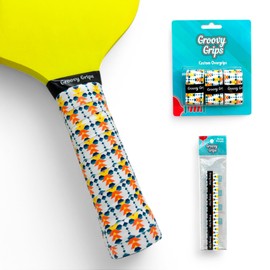 Groovy Grips Pickleball Paddle Grip Tape - Stylish Tennis Overgrips, Non-Slip & Precut Racket Grip for Pickleball, Tennis, Badminton (Aztec Burst, 1 Grip)