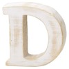 Paseo Wooden Alphabet D Size: Approx. W11.5 D3 H12 WF-35WH-D