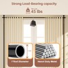 Room Divider Curtain Rod - No Drilling Partition Room Dividers