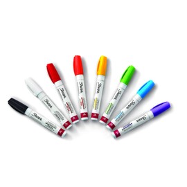 SHARPIE Oil-Based Paint Markers, Medium Point, Assorted Colors, 8 Count - Great for Rock Painting