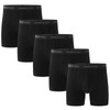 BAMBOO COOL Men's Underwear Boxer Briefs Pack Soft Breathable Long
