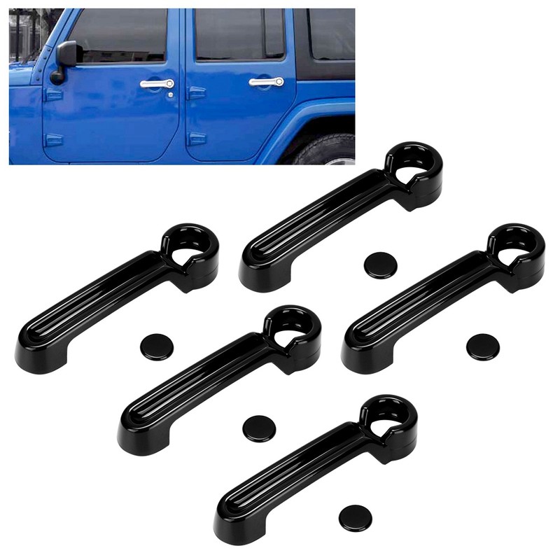 10pcs ABS Car Exterior Door Handle Cover Trim Fits for