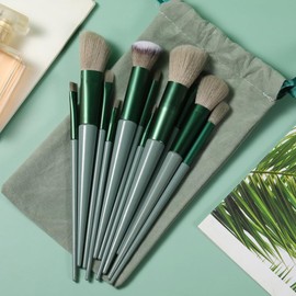 21 pcs Premium Makeup Pinsel Set Gesicht und Auge Kunstpinsel, Make Up Pinsel Set,Professionell Makeup Pinsels, Premium Synthetische Stiftung Puder Blush Blending Face Brush Lidschatten Kit