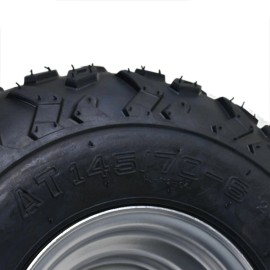 Unbranded 2pc 145/70-6 Tire Rim 6" Wheel for 70cc 110cc 125 Go Kart Mini Bike Quad Taotao