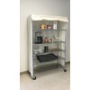 Storage Shelving unit cover Off White, fits racks 30"Wx18"Dx72"H one