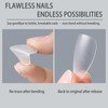 Almond Nail Tips 360PCS Short Nail Tips Nail Extensions Matte