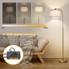 Boncoo LED Floor Lamp Fully Dimmable Modern Standing Lamp Arc