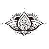 Mandala Lotus Flower Vinyl Decal - Removable Waterproof Sticker for