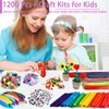 FUNZBO 1200pcs+ Arts & Crafts Supplies for Kids- Craft Kits