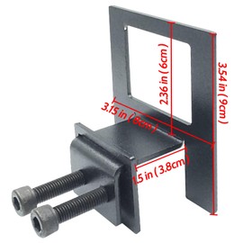 Miayaya 6 PCS Non Slip Mattress Gaskets Mattress Holder in Place Gripper Adjustable Size Thicked and Wider Anti-Slip Baffle Easy to Installation Metal Pad Gripper（Black）