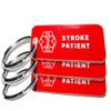 My Identity Doctor - 3 Pre-Engraved Stroke Patient Plastic Medical