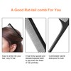 Yaomiao 24 Pcs Rat Tail Combs for Woman Parting Combs