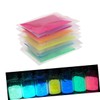 WHAMVOX 20g DIY Luminous Nail Glitter Fluorescent Powder Glow in