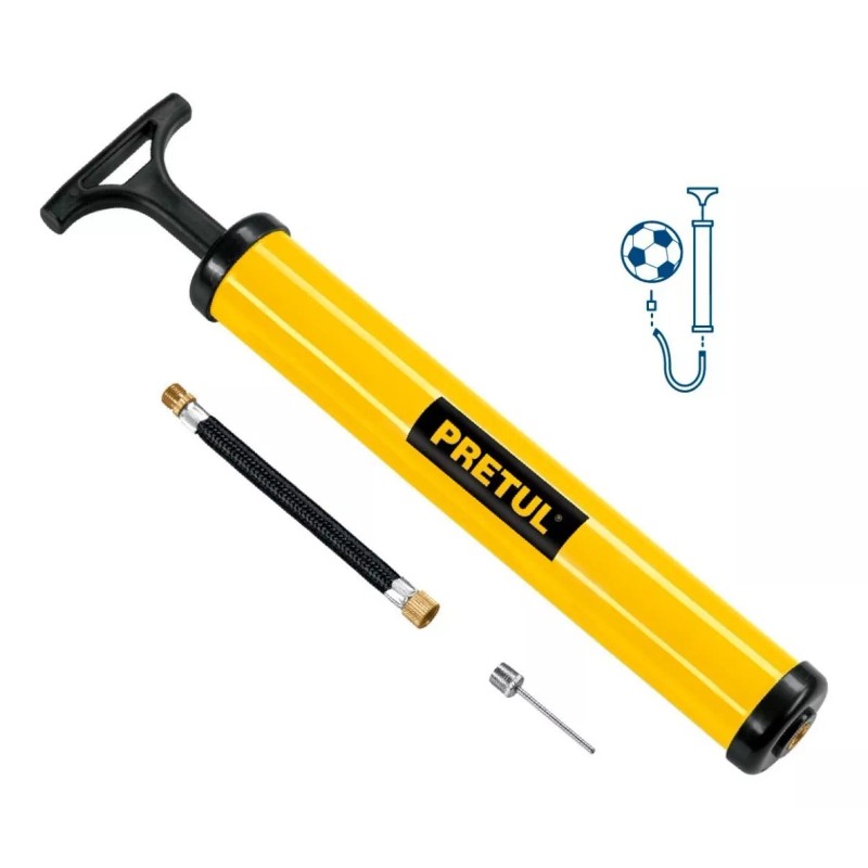 Pretul Bomba Manual Para Inflar Balones Pretul 21695 Color Amarillo