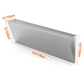 onlyfire Stainless Steel Water Reservoir for Charcoal Basket, BBQ Accessories