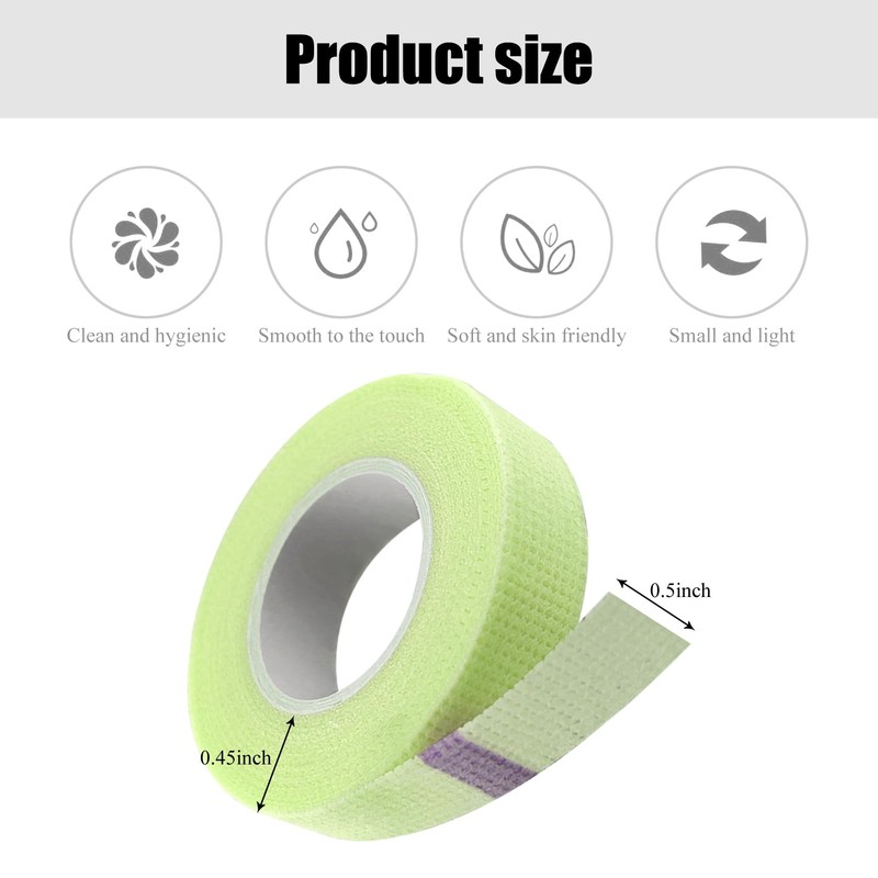 3 Rolls Lash Tape, Adhesive Eyelash Tapes, Makeup Tape, Micropore